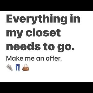 Everything must go to make room for some more goodies! Make me an offer.